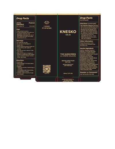 Dosage And Administration (Knesko The Sunscreen)